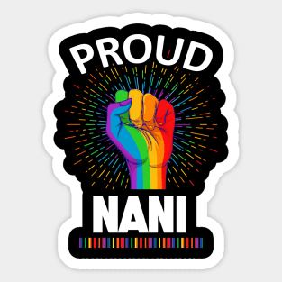 Proud Nani Gay Lgbt Sticker